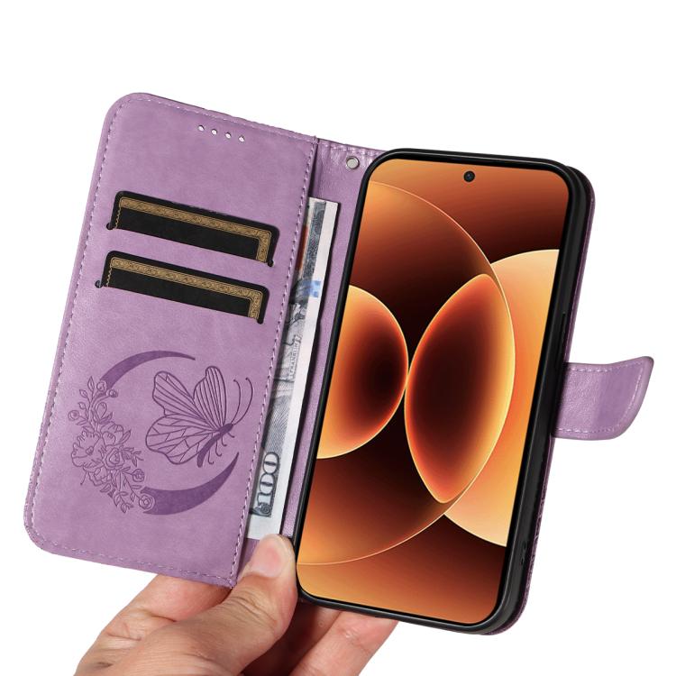 For Xiaomi 17 Pro Max Swallowtail Butterfly Embossed Leather Phone Case