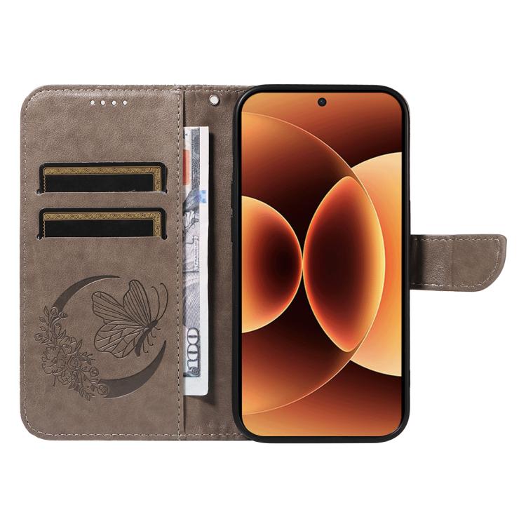 For Xiaomi 17 Pro Max Swallowtail Butterfly Embossed Leather Phone Case