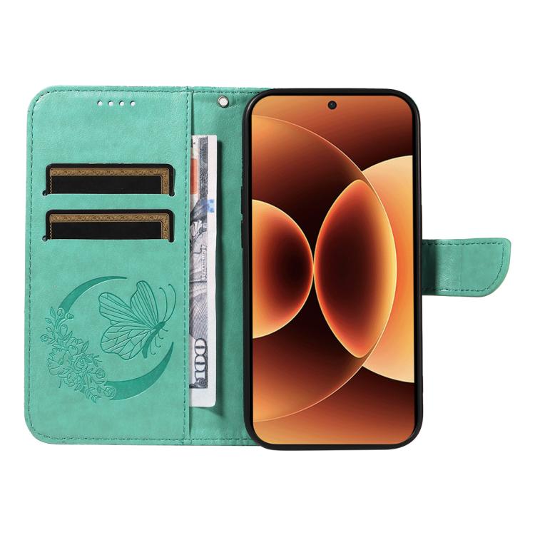 For Xiaomi 17 Pro Max Swallowtail Butterfly Embossed Leather Phone Case
