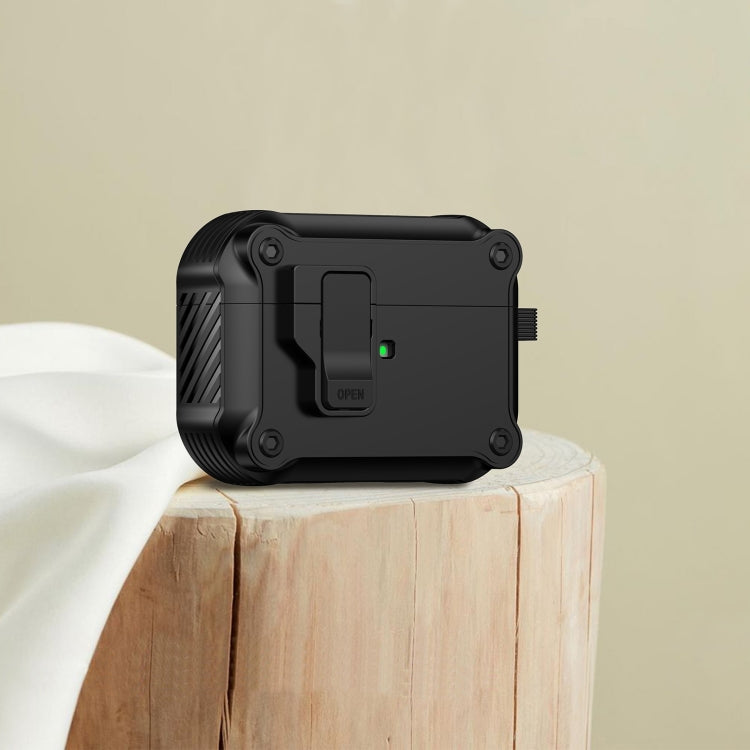 For AirPods 4 Eagle Shockproof Earphone Protective Case with Switch