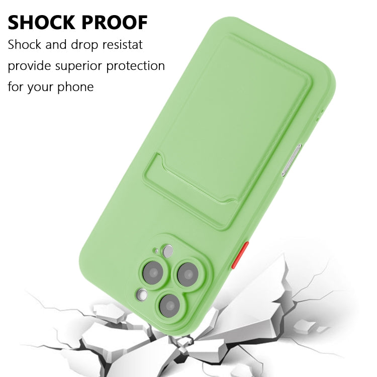 For iPhone 16 Pro Skin Feel Card Contrast Color Button TPU Phone Case