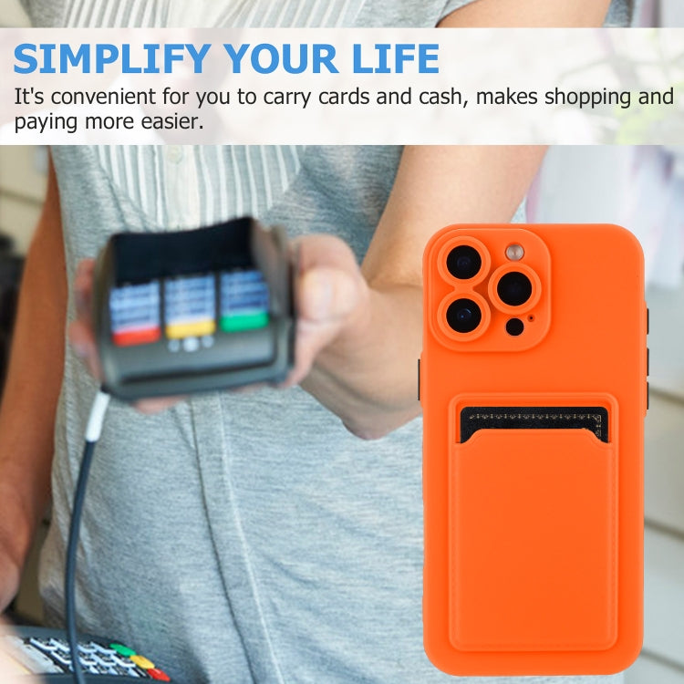 For iPhone 16 Pro Skin Feel Card Contrast Color Button TPU Phone Case