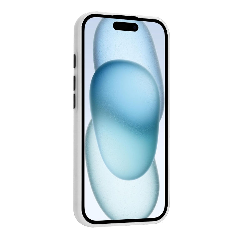 For iPhone 16 Pro Max Skin Feel Card Contrast Color Button TPU Phone Case
