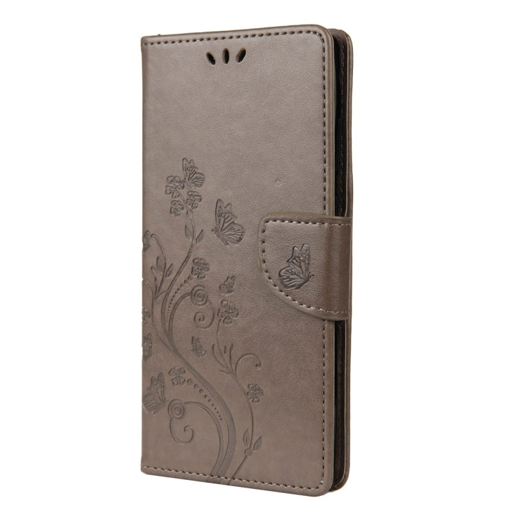 For Samsung Galaxy Note20 Butterfly Flower Embossing Horizontal Flip Leather Case with Holder & Card Slots & Wallet