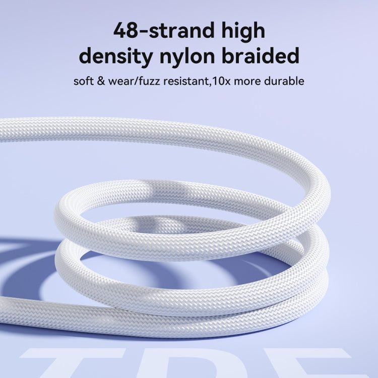 JOYROOM S-A42 Crystal Clear Series Fast Charging Data Cable, Type-C to Type-C Cable, Length: 1.2m