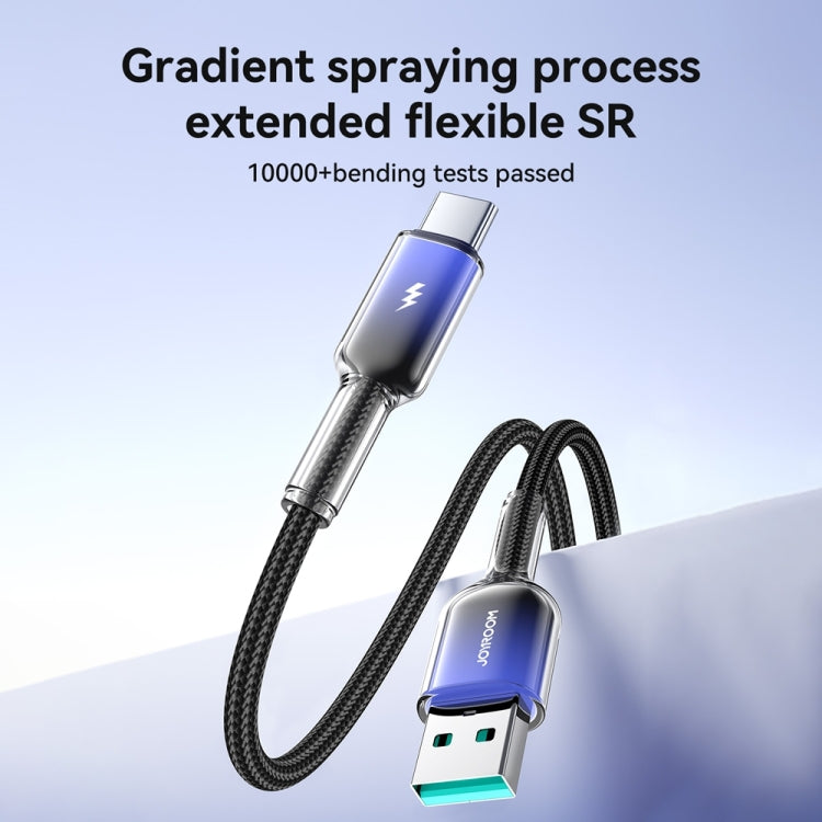 JOYROOM S-A42 Crystal Clear Series Fast Charging Data Cable, USB to Type-C Cable, Length: 1.2m