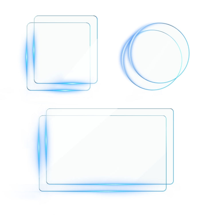 For DJI Osmo Action 5 Pro STARTRC 3 in 1 Lens Protector Front and Rear Screen Tempered Glass Films - 2 Sets