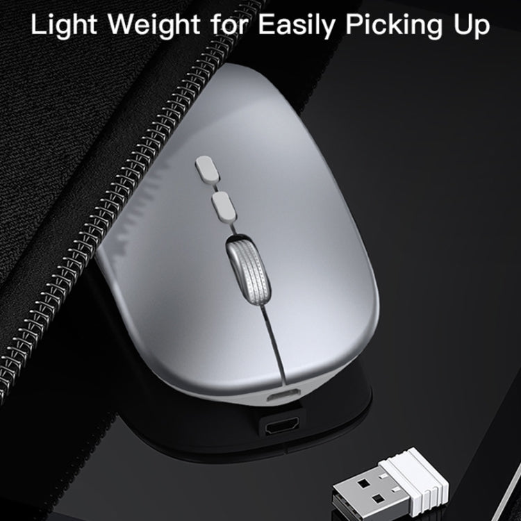Yesido KB15 Slim 2.4G Rechargeable Wireless Optical Mouse - White