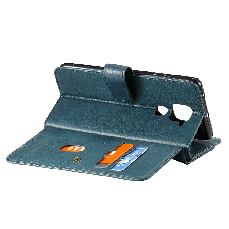 For Xiaomi Redmi Note 9 Multifunctional Magnetic Copper Buckle Horizontal Flip Solid Color Leather Case with 10 Card Slots & Wallet & Holder & Photo Frame