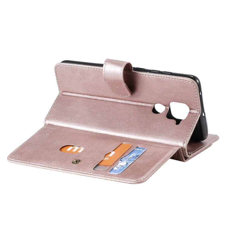 For Xiaomi Redmi Note 9 Multifunctional Magnetic Copper Buckle Horizontal Flip Solid Color Leather Case with 10 Card Slots & Wallet & Holder & Photo Frame
