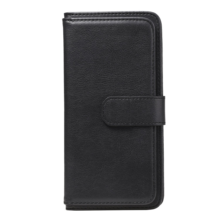 For Xiaomi Redmi Note 8 Pro Multifunctional Magnetic Copper Buckle Horizontal Flip Solid Color Leather Case with 10 Card Slots & Wallet & Holder & Photo Frame