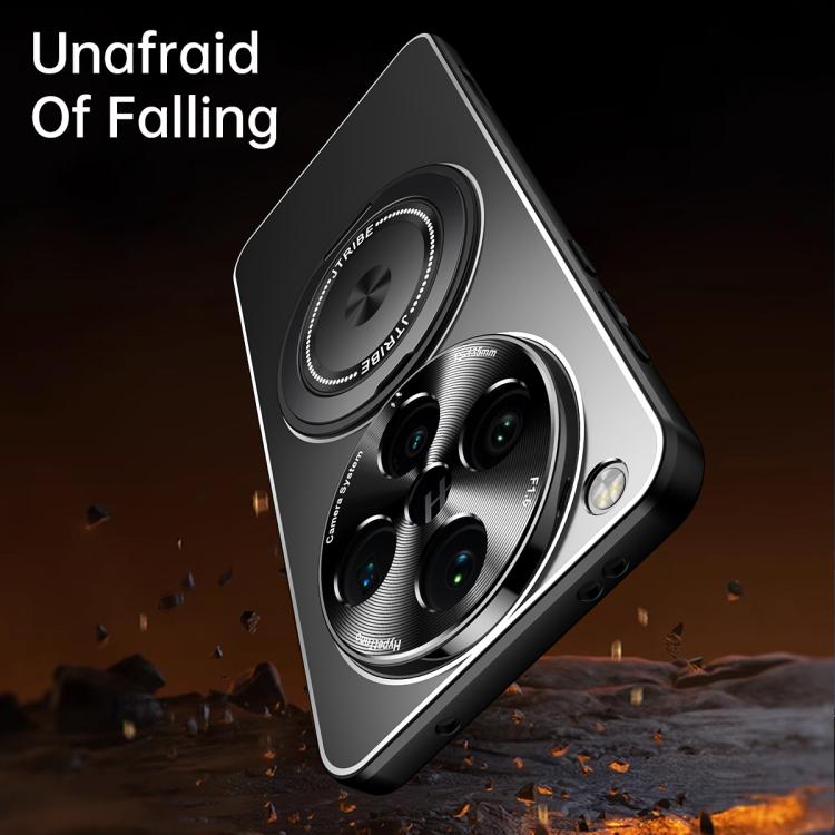 For OPPO Find X8 Rotating Holder Frosted Metal Phone Case