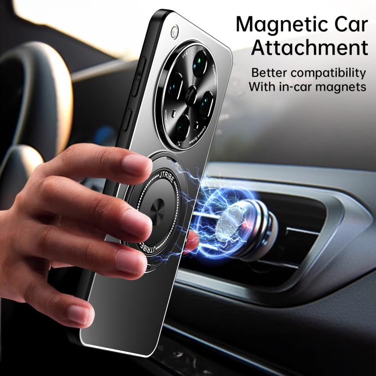 For OPPO Find X8s Rotating Holder Frosted Metal Phone Case