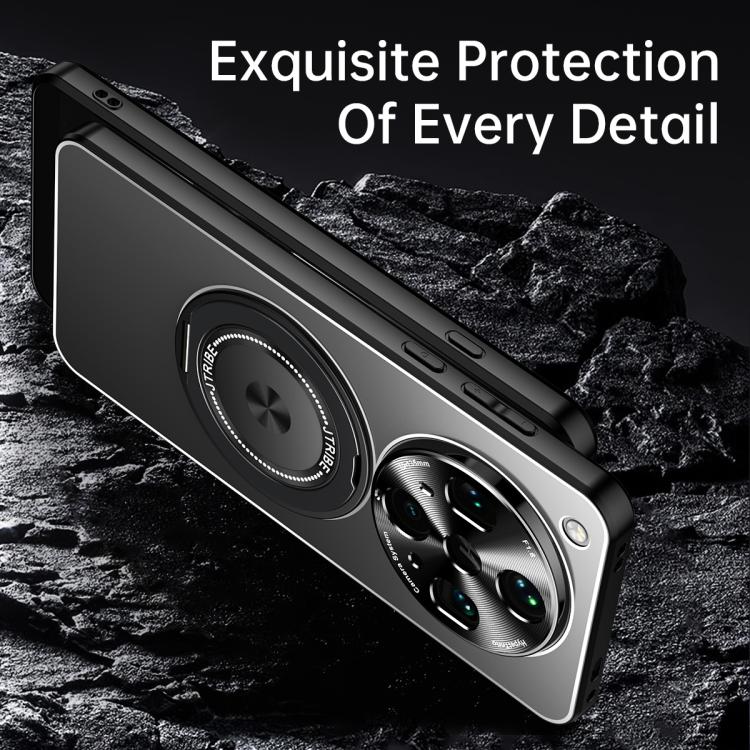 For OPPO Find X8s Rotating Holder Frosted Metal Phone Case