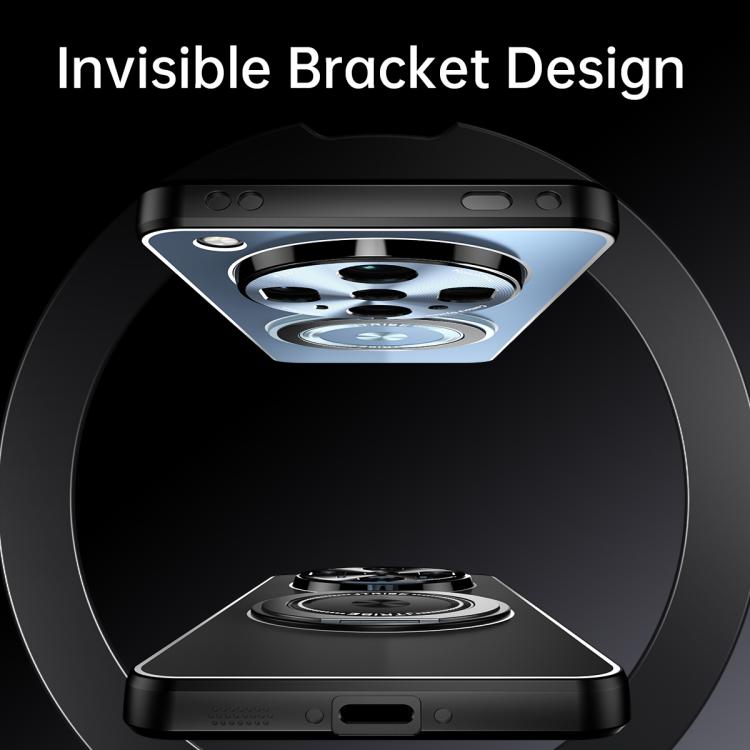 For OPPO Find X8s Rotating Holder Frosted Metal Phone Case
