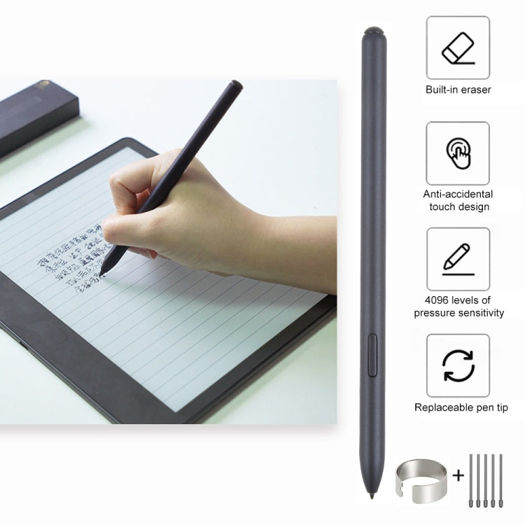 4096 Tilt Pressure-sensitive Prevent Accidental Touch Magnetic Stylus Pen for Samsung Tab - Black