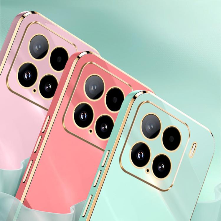 For Xiaomi 15 XINLI Straight Edge 6D Electroplate TPU Phone Case