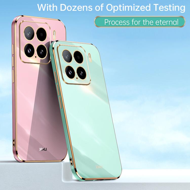 For Xiaomi 15 XINLI Straight Edge 6D Electroplate TPU Phone Case