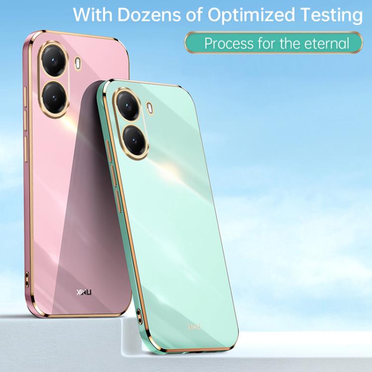 For Xiaomi Poco X7 Pro 5G XINLI Straight Edge 6D Electroplate TPU Phone Case