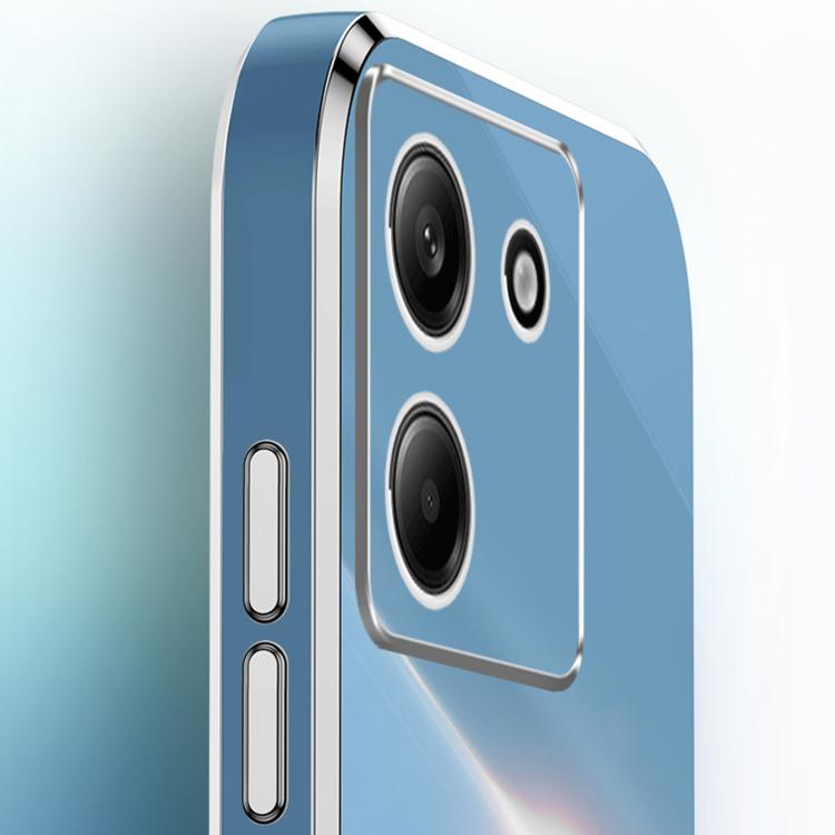 For Xiaomi Poco M7 Pro 5G XINLI Straight Edge 6D Electroplate TPU Phone Case