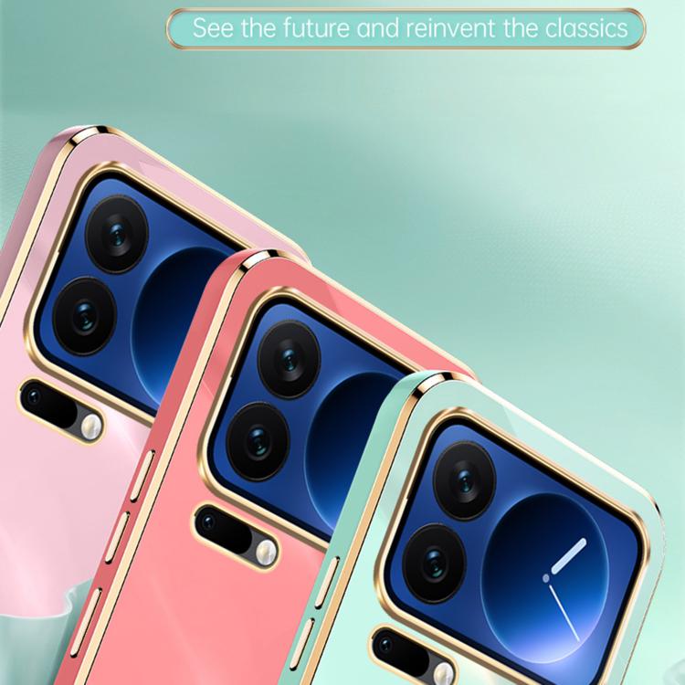 For Xiaomi 17 Pro XINLI Straight Edge 6D Electroplate TPU Phone Case
