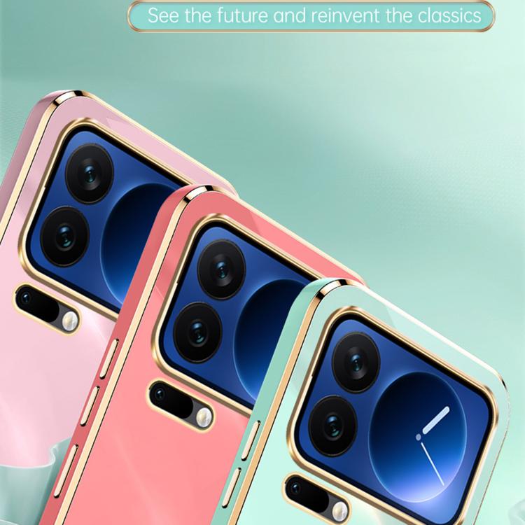 For Xiaomi 17 Pro Max XINLI Straight Edge 6D Electroplate TPU Phone Case