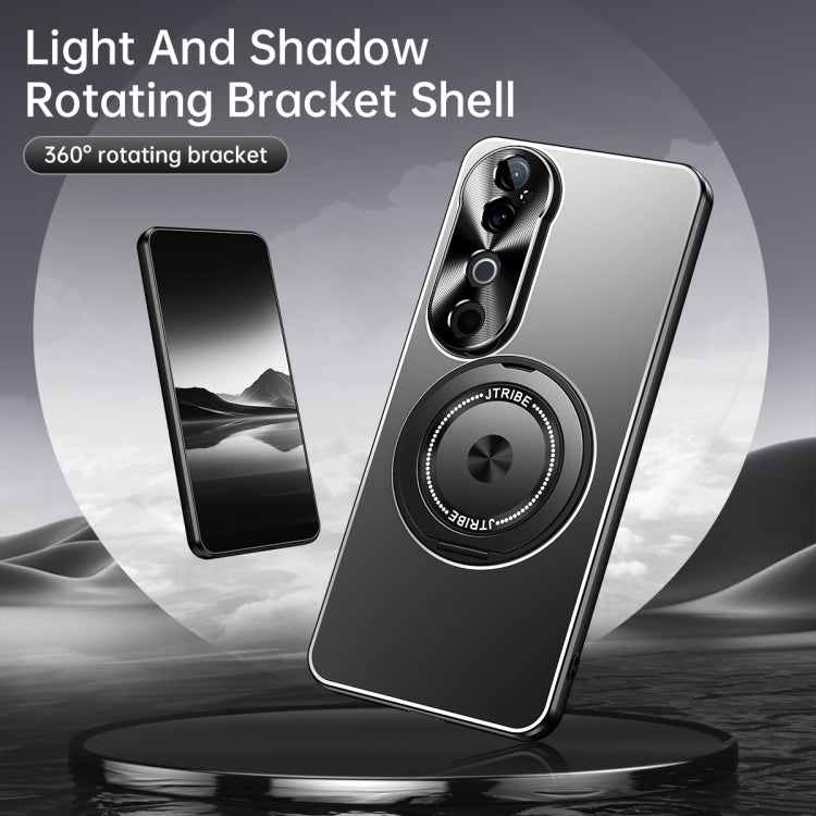 For vivo S19 Rotating Holder Frosted Metal Phone Case