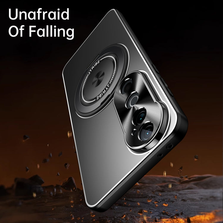 For vivo S19 Rotating Holder Frosted Metal Phone Case