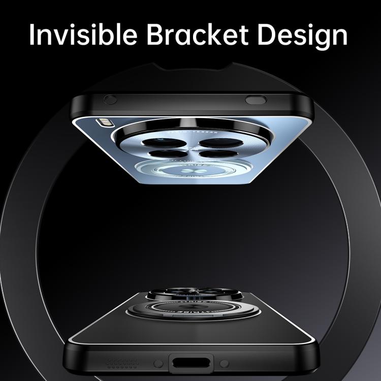 For vivo X200s Rotating Holder Frosted Metal Phone Case