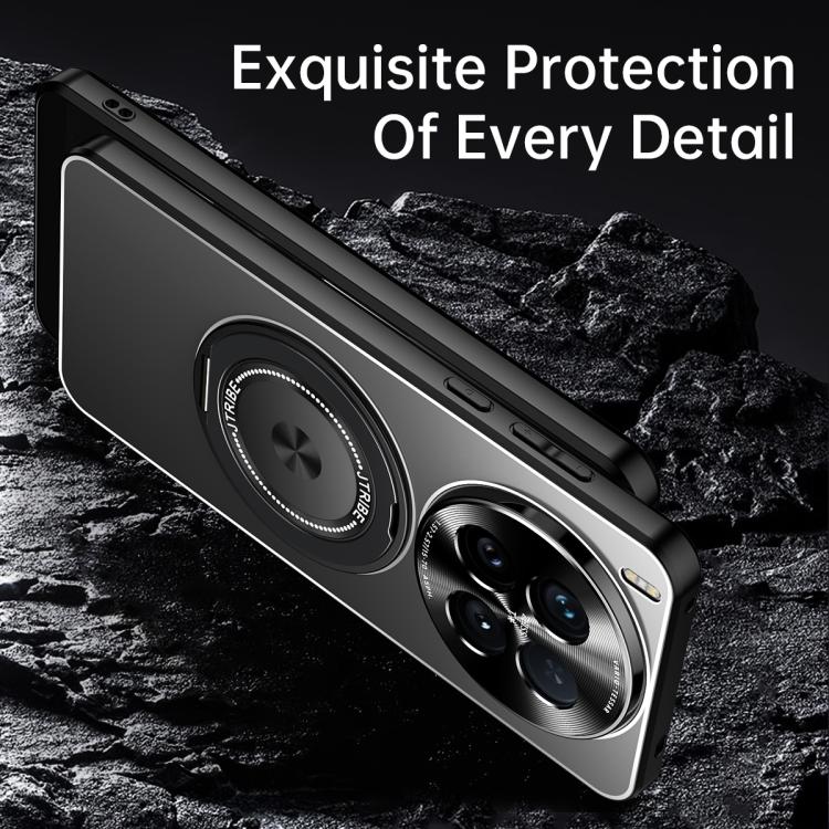 For vivo X200 Ultra Rotating Holder Frosted Metal Phone Case