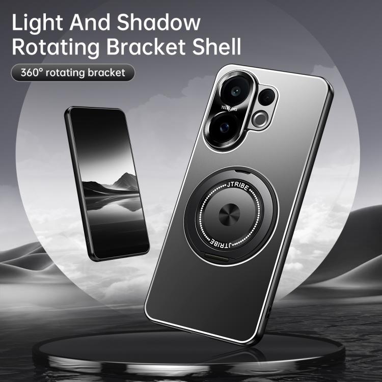 For vivo S30 Rotating Holder Frosted Metal Phone Case