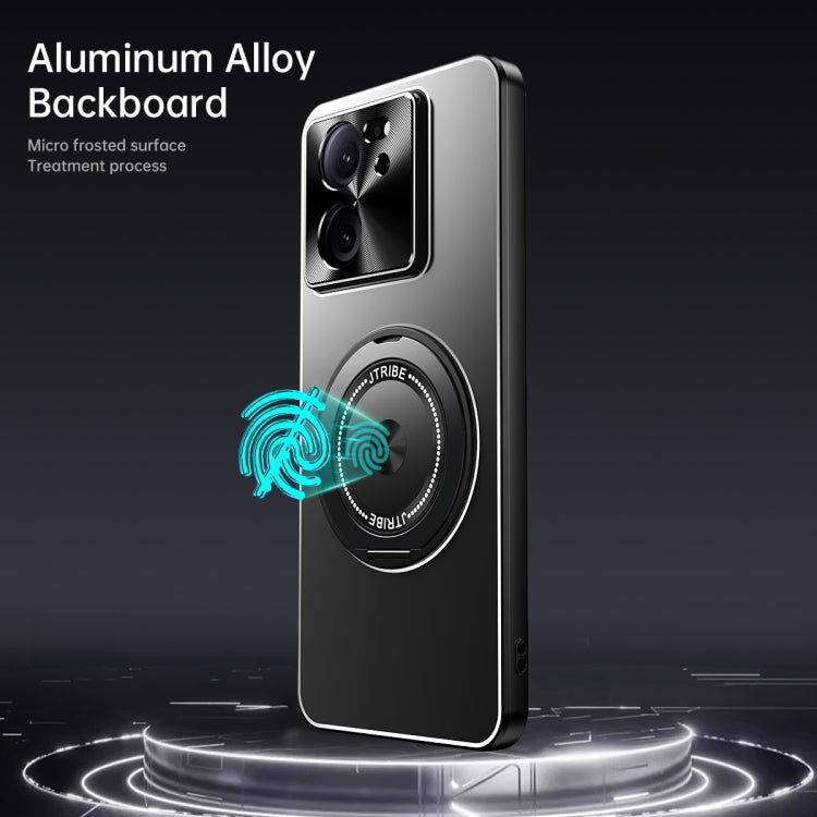 For Redmi K70 Ultra Rotating Holder Frosted Metal Phone Case