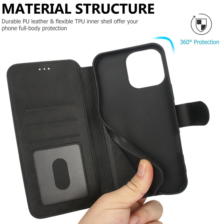 For iPhone 16 Pro Shockproof PU + TPU Leather Phone Case