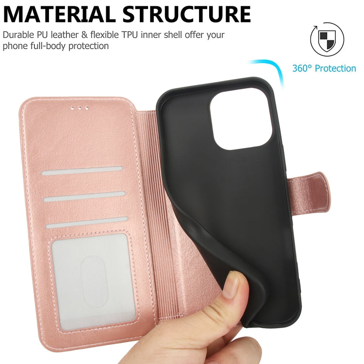 For iPhone 16 Pro Shockproof PU + TPU Leather Phone Case