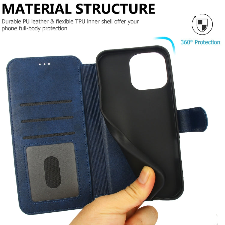 For iPhone 16 Pro Shockproof PU + TPU Leather Phone Case