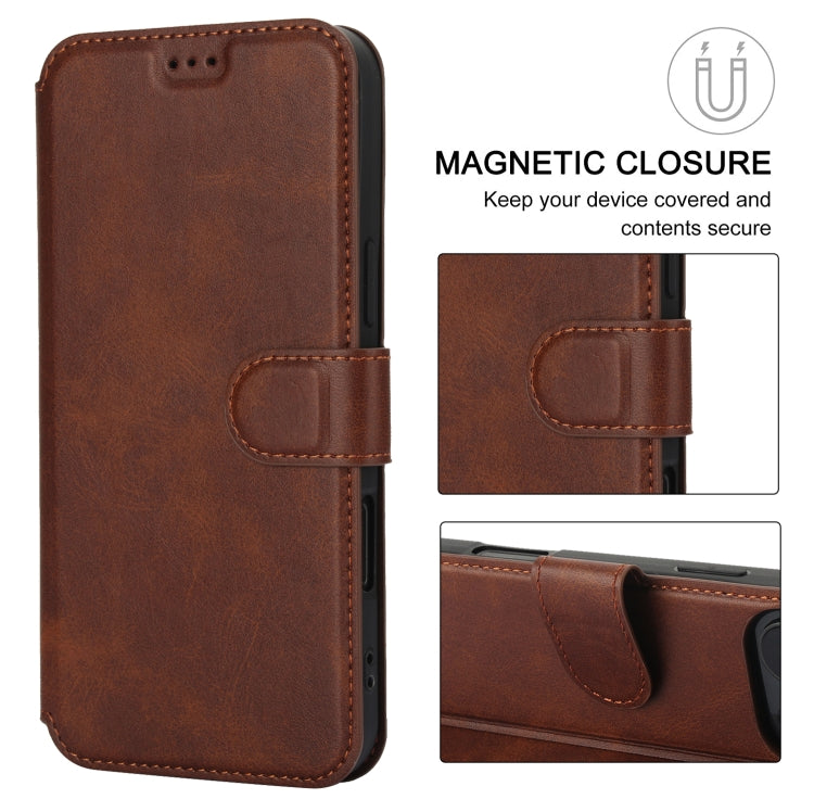 For iPhone 16 Pro Shockproof PU + TPU Leather Phone Case