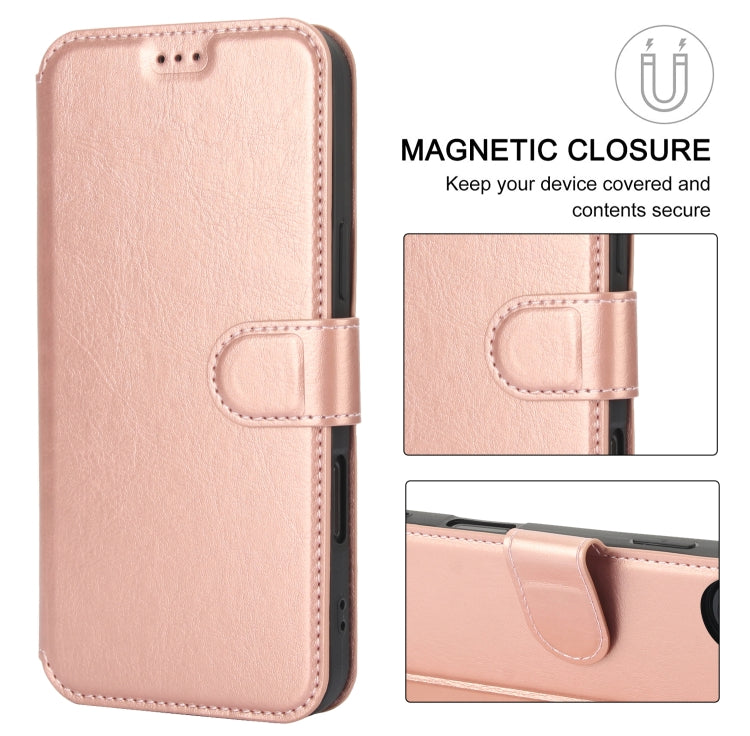 For iPhone 16 Shockproof PU + TPU Leather Phone Case