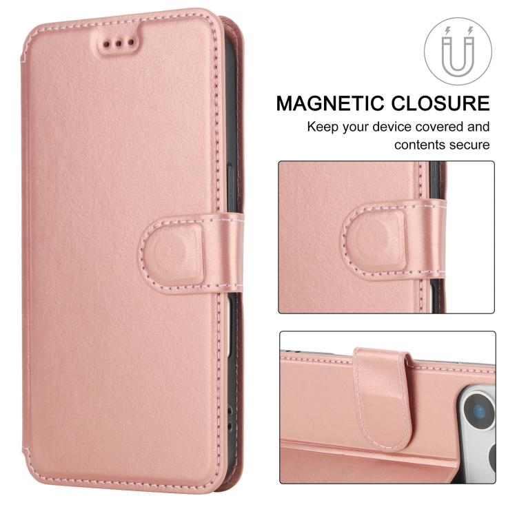 For iPhone 17 Pro Max Shockproof PU + TPU Leather Phone Case