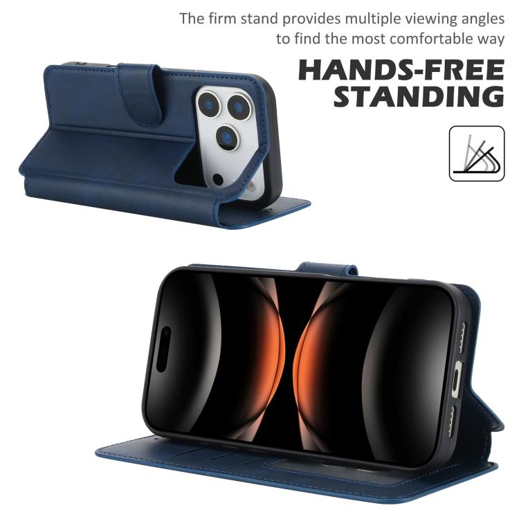 For iPhone 17 Pro Max Shockproof PU + TPU Leather Phone Case