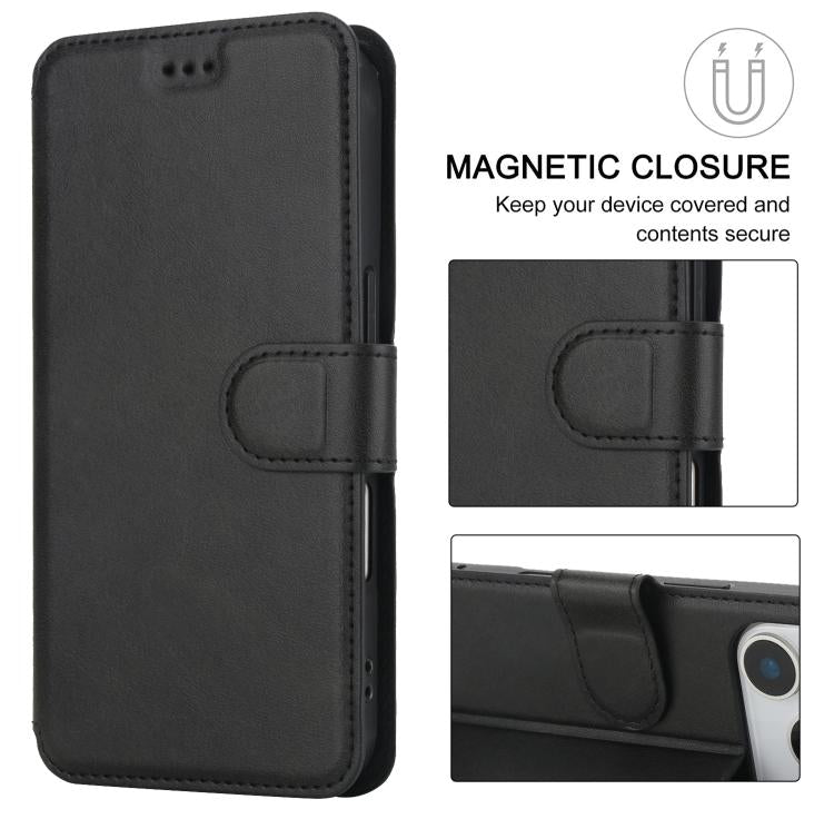 For iPhone 17 Pro Shockproof PU + TPU Leather Phone Case
