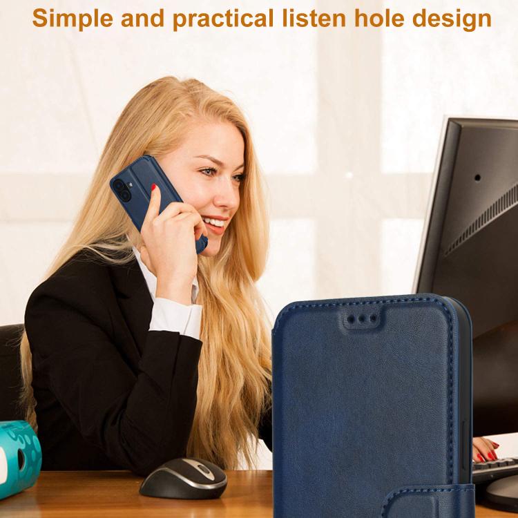 For iPhone 17 Shockproof PU + TPU Leather Phone Case