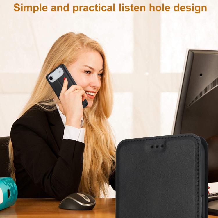 For iPhone Air Shockproof PU + TPU Leather Phone Case