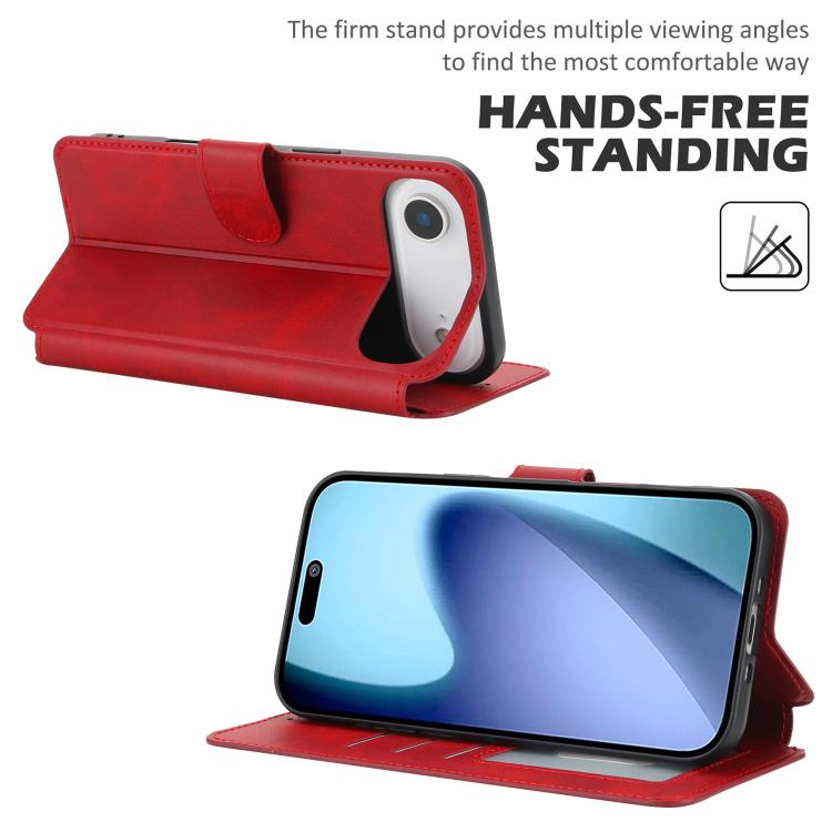 For iPhone Air Shockproof PU + TPU Leather Phone Case