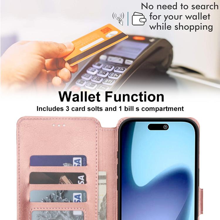 For iPhone Air Shockproof PU + TPU Leather Phone Case