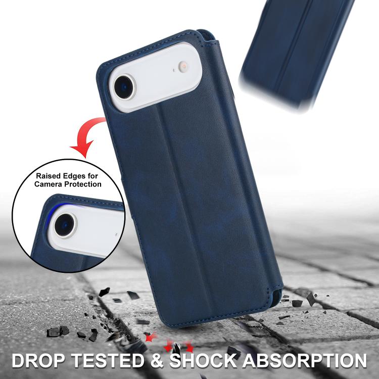 For iPhone Air Shockproof PU + TPU Leather Phone Case