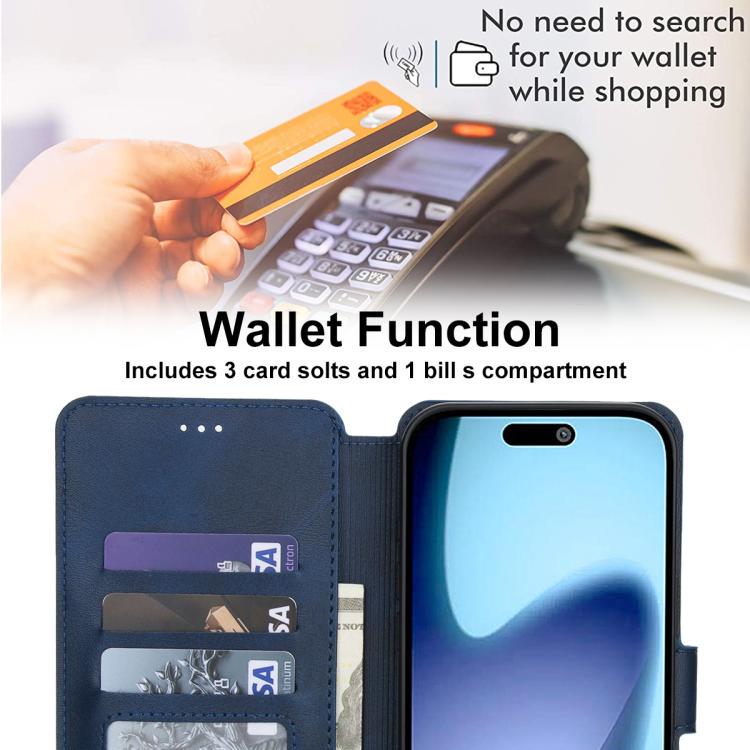 For iPhone Air Shockproof PU + TPU Leather Phone Case