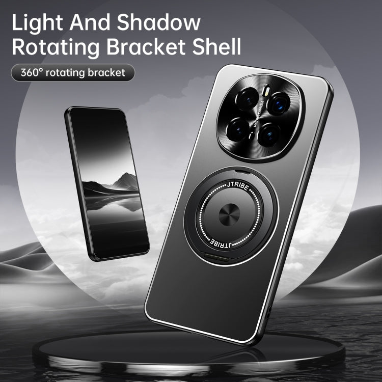 For Honor Magic7 Rotating Holder Frosted Metal Phone Case