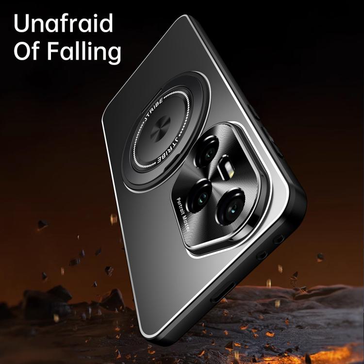 For Honor 300 Pro Rotating Holder Frosted Metal Phone Case