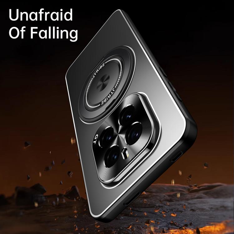For Honor GT Pro Rotating Holder Frosted Metal Phone Case