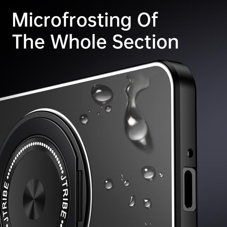 For Honor GT Pro Rotating Holder Frosted Metal Phone Case